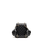 Chanel Small Duma Backpack Caviar Black LGHW (Microchip)