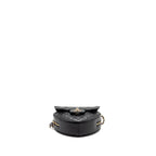 CHANEL 22S HEART BAG LAMBSKIN BLACK LGHW (MICROCHIP)