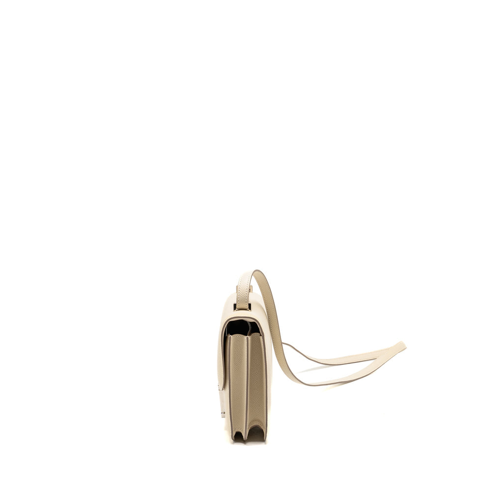 Hermes Mini Constance epsom craie SHW