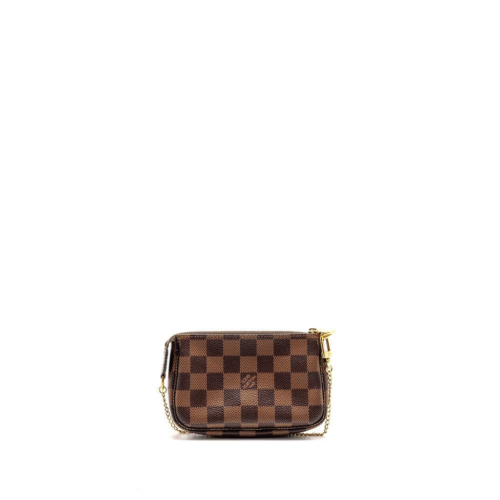 Louis Vuitton Mini Pochette Accessoires Damier Ebène Canvas/Leather GHW