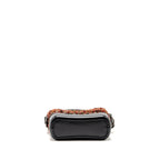 CHANEL SMALL GABRIELLE HOBO BAG SEQUIN/SHINY CALFSKIN ORANGE/BLACK MULTICOLOUR HARDWARE