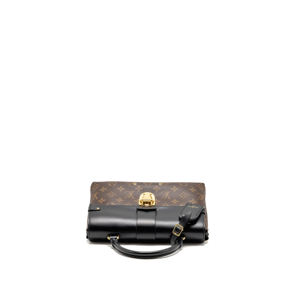 Louis Vuitton One-Handle Flap Bag MM Monogram Canvas/Leather Black GHW
