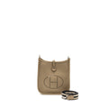 HERMES MINI EVELYNE CLEMENCE BEIGE MARFA MULTICOLOURED STRAP SHW