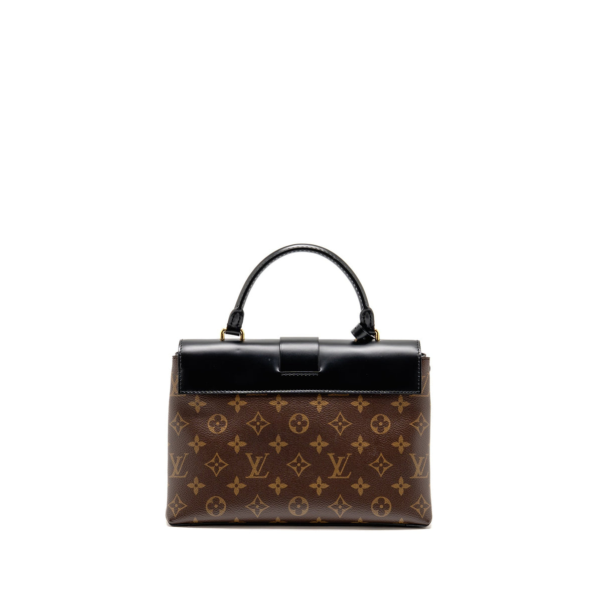 Louis Vuitton One-Handle Flap Bag MM Monogram Canvas/Leather Black GHW