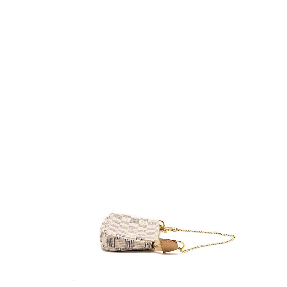 Louis Vuitton Mini Pochette Accessoires Damier Azur Canvas/Leather GHW