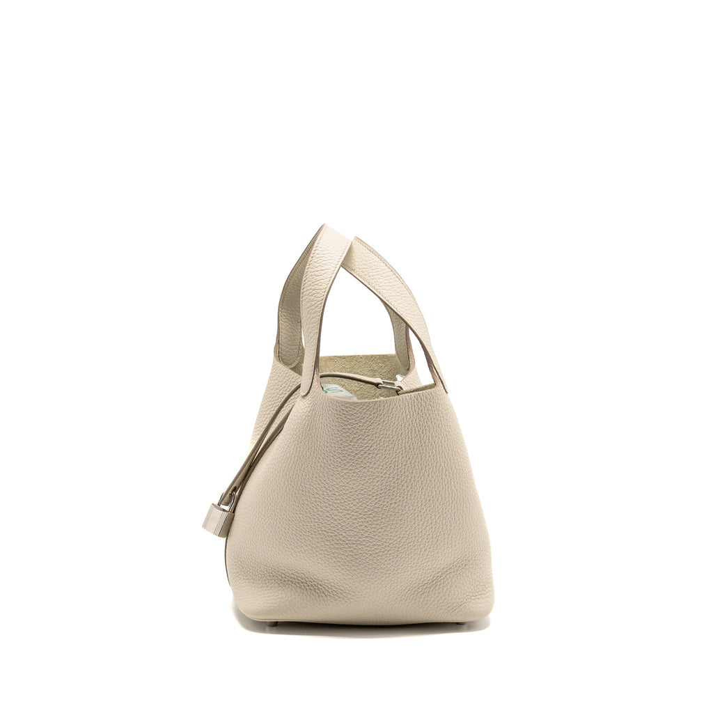 HERMES PICOTIN 18 LOCK BAG CLEMENCE BETON SHW