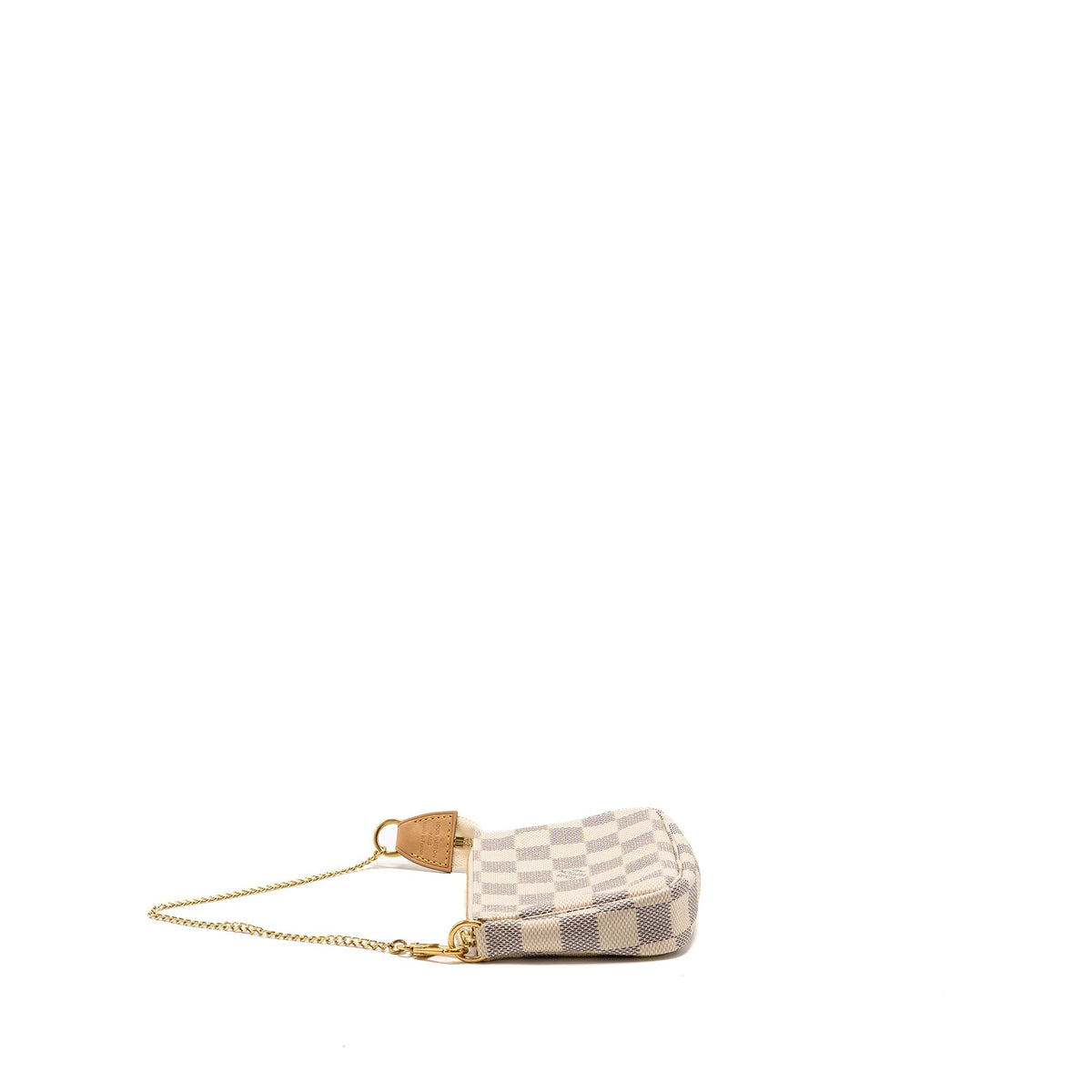Louis Vuitton Mini Pochette Accessoires Damier Azur Canvas/Leather GHW