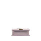 Chanel 16P Medium Boy Bag IRIDESCENT Glazed Calfskin Light Purple LGHW