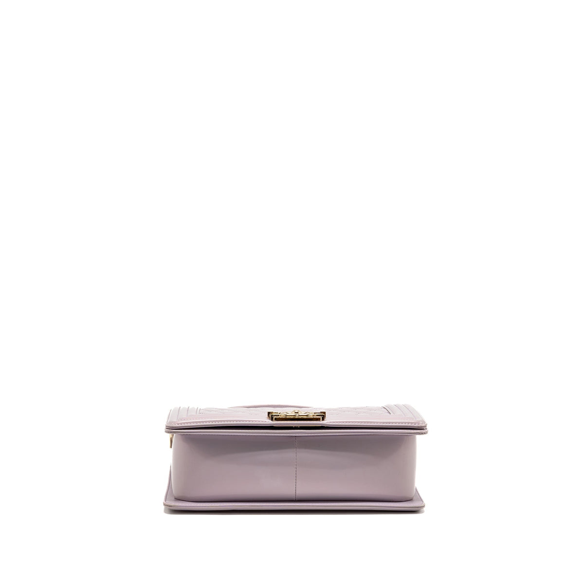 Chanel 16P Medium Boy Bag IRIDESCENT Glazed Calfskin Light Purple LGHW
