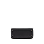 HERMES KELLY 28 TOGO BLACK BRUSHED SHW