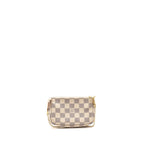 Louis Vuitton Mini Pochette Accessoires Damier Azur Canvas/Leather GHW