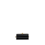 Chanel 23a mini wallet on chain caviar black GHW (microchip)