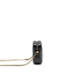 CHANEL 22C MY PERFECT MINI CAMERA CASE WITH CHAIN LAMBSKIN BLACK GHW (MICROCHIP)