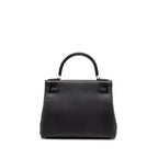 HERMES KELLY 28 TOGO BLACK BRUSHED SHW