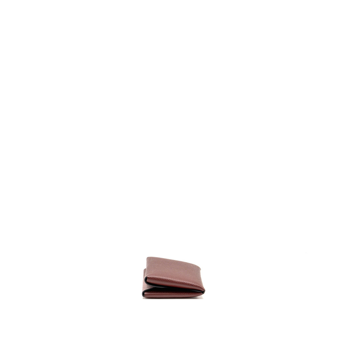 Hermes calvi duo card holder epsom rouge H SHW