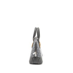 GOYARD VENDOME MINI BAG GOYARDINE CANVAS/CHEVROCHES CALFSKIN GREY SHW