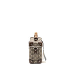 GUCCI GLOBE TROTTER GG BEAUTY CASE CANVAS BROWN SHW