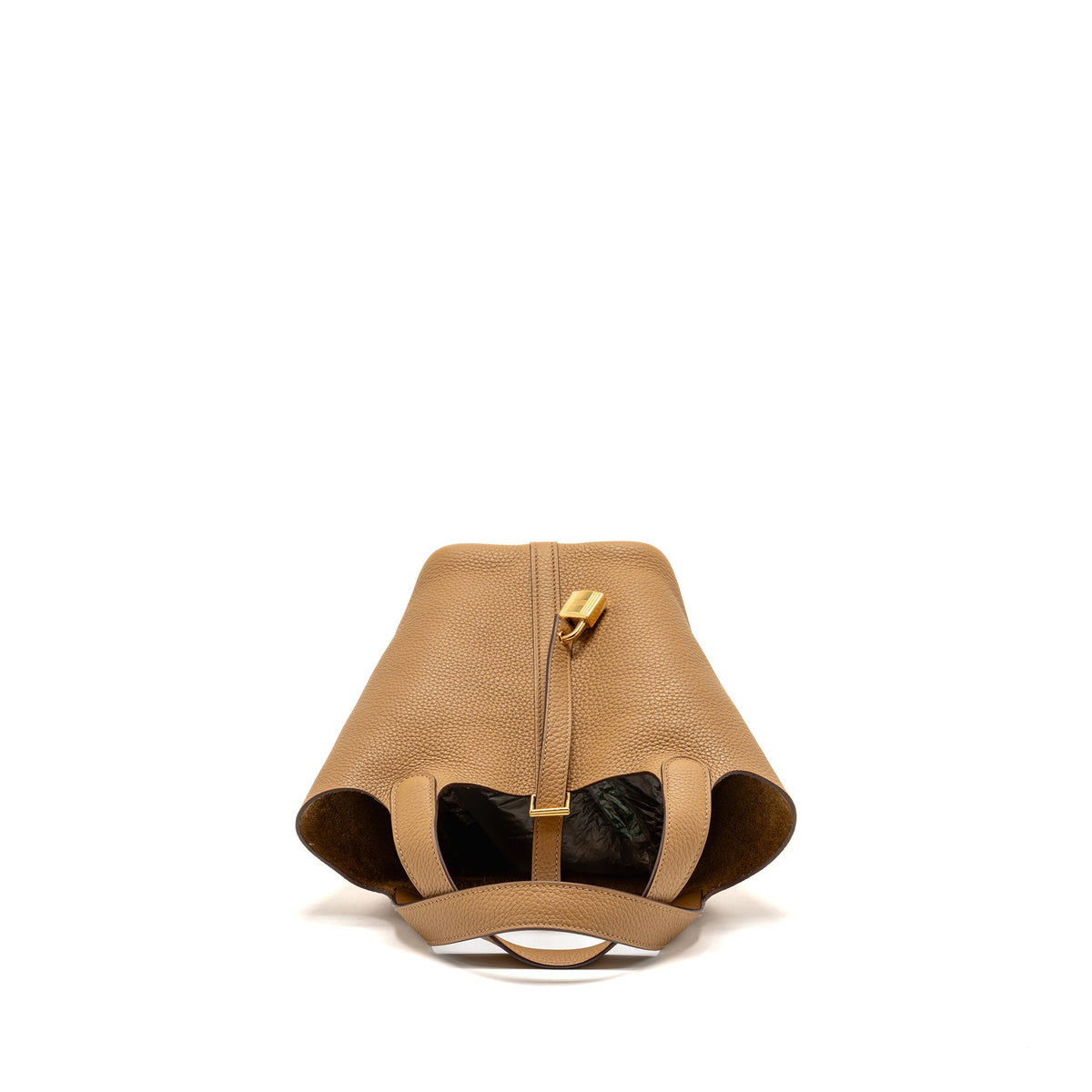 Hermes Picotin 18 Lock Bag Clemence 4B Biscuit GHW