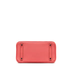 Hermes Birkin 30 Clemence Rose Lipstick SHW