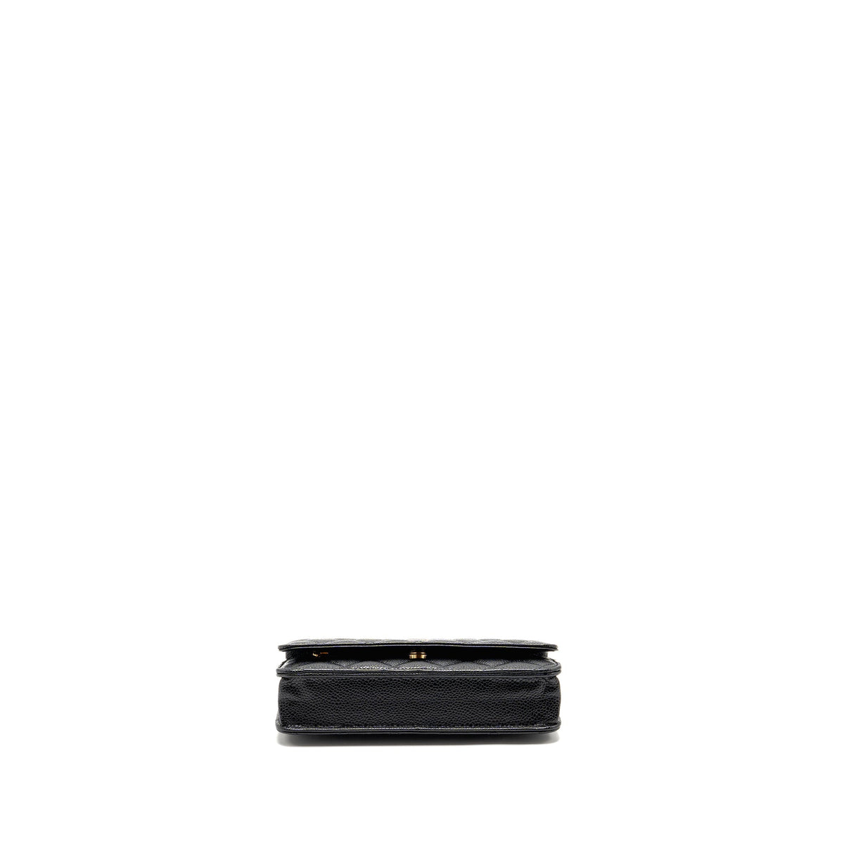CHANEL CLASSIC WALLET ON CHAIN CAVIAR BLACK GHW