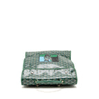 Goyard Saint Leger Backpack with Bulldog Print Goyardine Canvas/Calfskin Green SHW