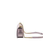 Chanel 16P Medium Boy Bag IRIDESCENT Glazed Calfskin Light Purple LGHW