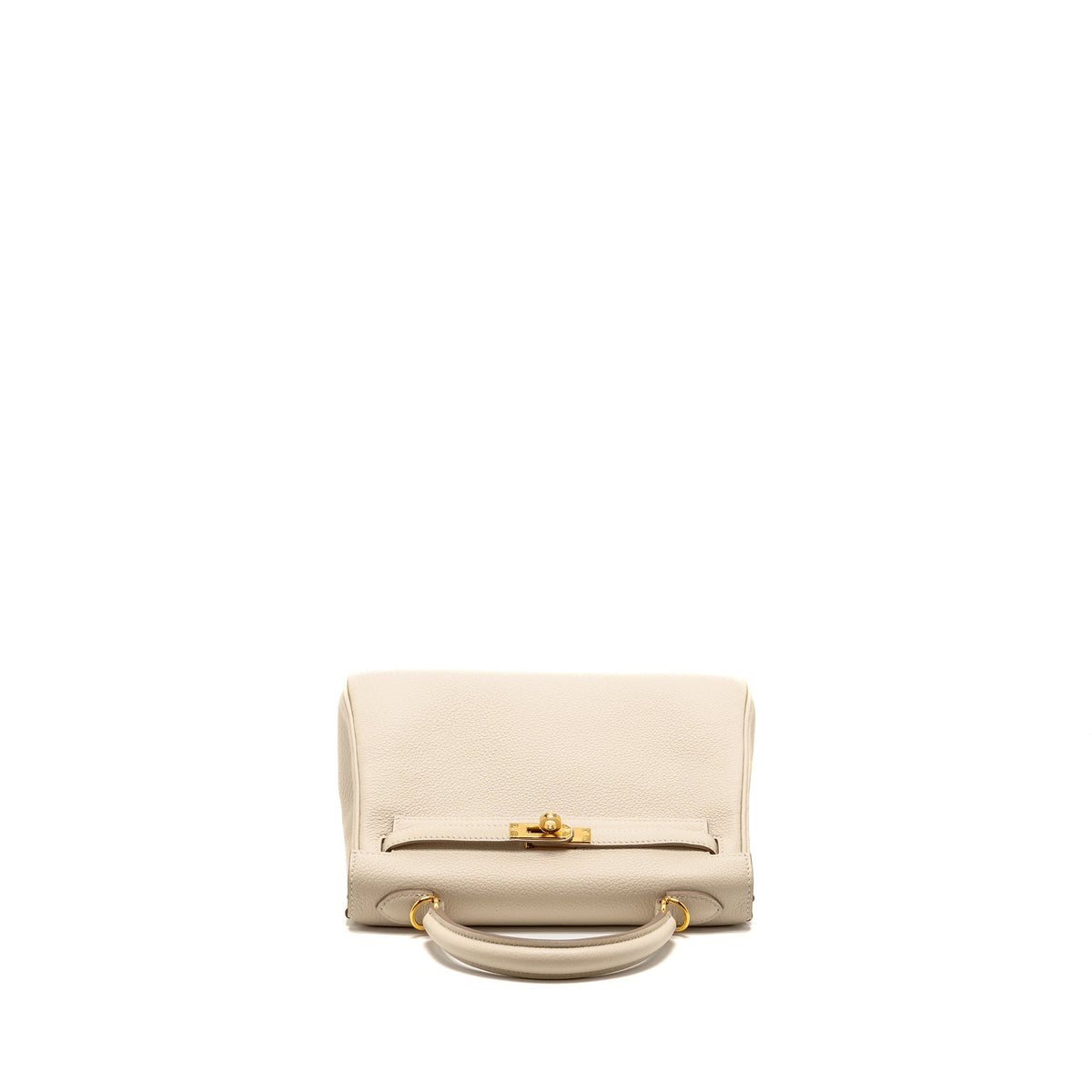 Hermes Kelly 25 Togo Craie GHW