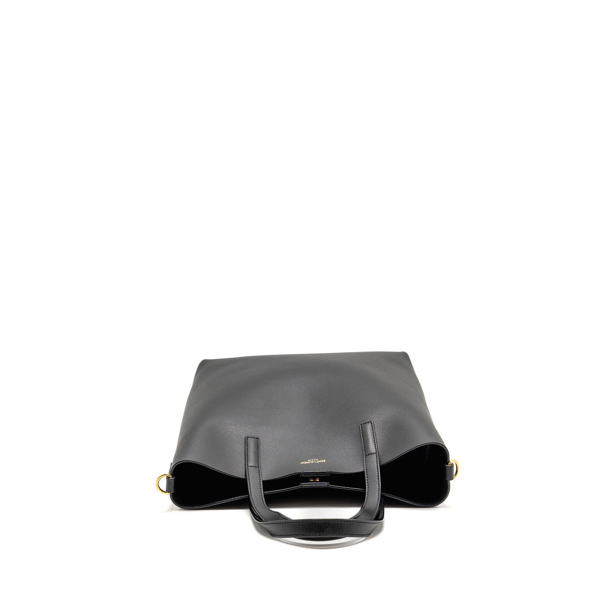 Saint Laurent/YSL Toy Shopping Tote Bag Smooth Calfskin Black GHW