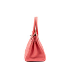 Hermes Birkin 30 Clemence Rose Lipstick SHW