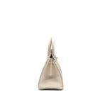 Hermes Birkin 25 Special Order Chèvre Mysore Gris Perle/Craie Brushed SHW