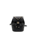 CHANEL QUILTED MINI BACKPACK CAVIAR BLACK LGHW (MICROCHIP)
