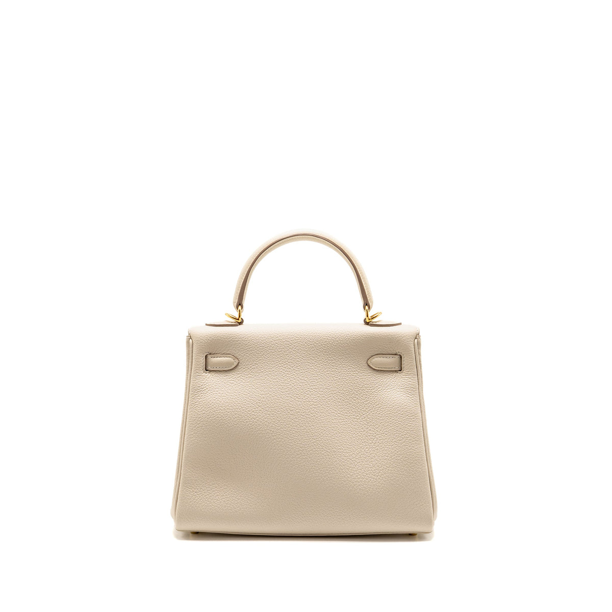 Hermes Kelly 25 Togo Craie GHW