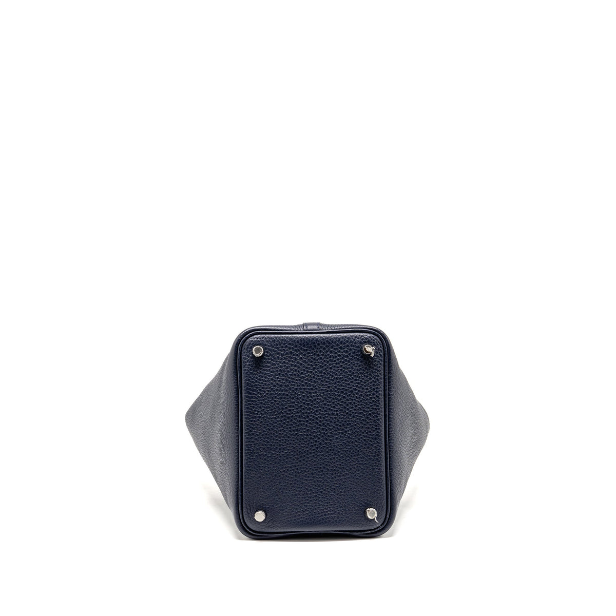 Hermes Picotin 18 Lock Bag Clemence Blue Nuit SHW