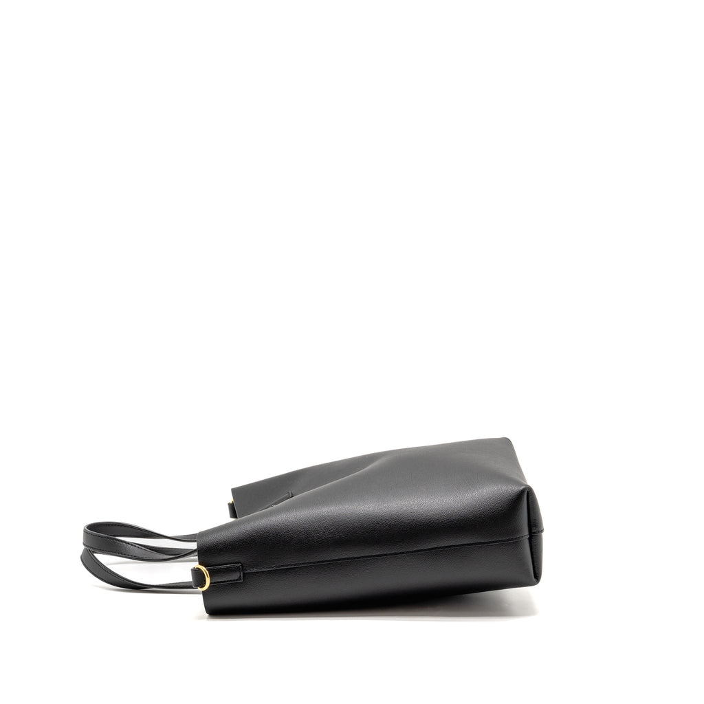 Saint Laurent/YSL Toy Shopping Tote Bag Smooth Calfskin Black GHW