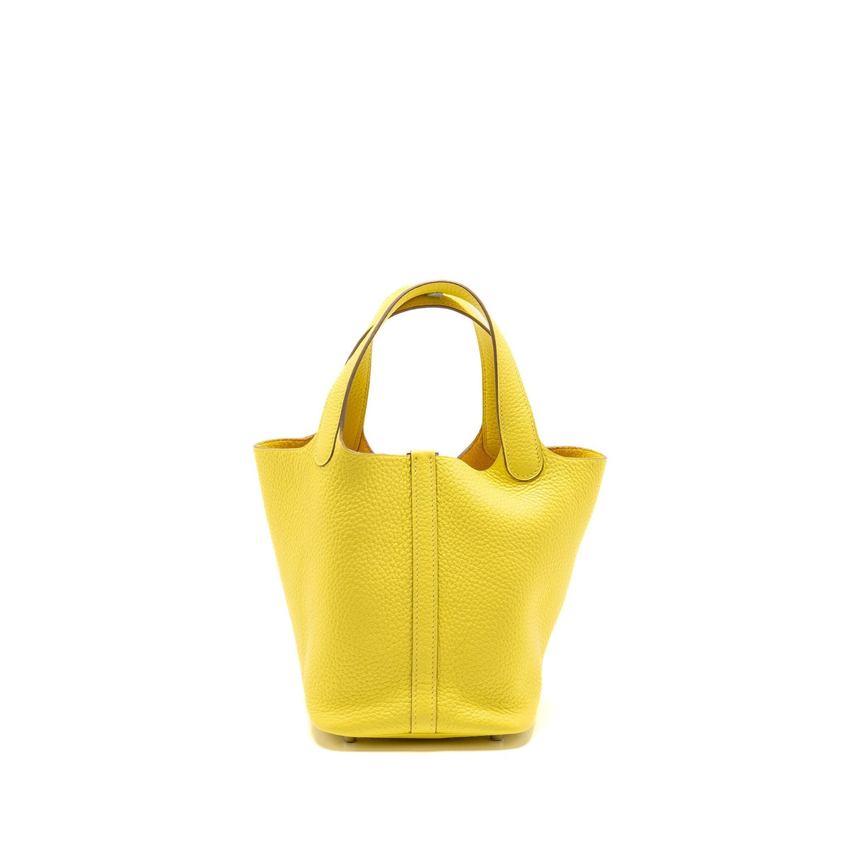 HERMES PICOTIN 18 LOCK BAG CLEMENCE LIME SHW