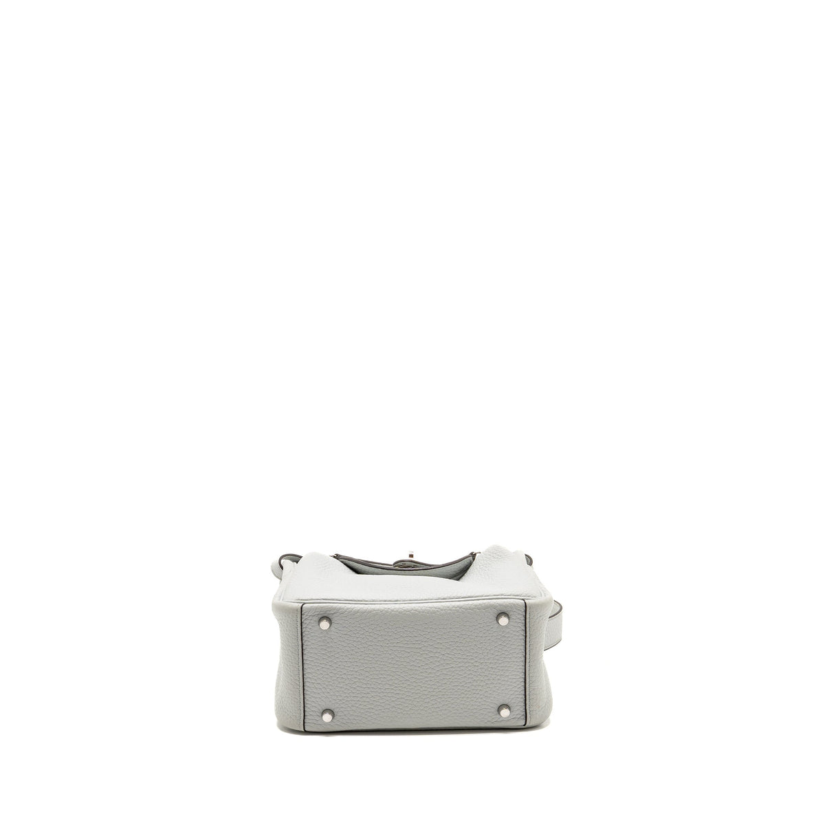 Hermes Mini Lindy Clemence blue pale SHW