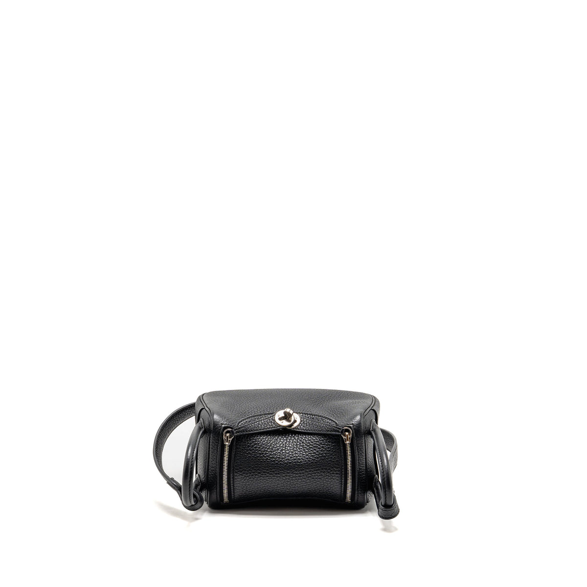 HERMES MINI LINDY CLEMENCE BLACK SHW
