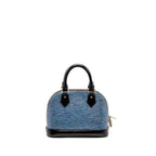 Louis Vuitton Alma BB Epi Leather Blue Denim SHW