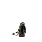 CHANEL MEDIUM CLASSIC DOUBLE FLAP BAG CAVIAR BLACK GHW