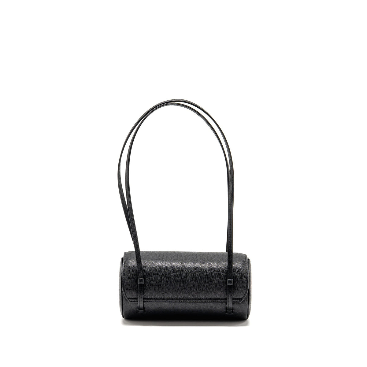 CHANEL 26P PREPPY BOWLING SHOULDER BAG CAVIAR BLACK GHW (MICROCHIP)