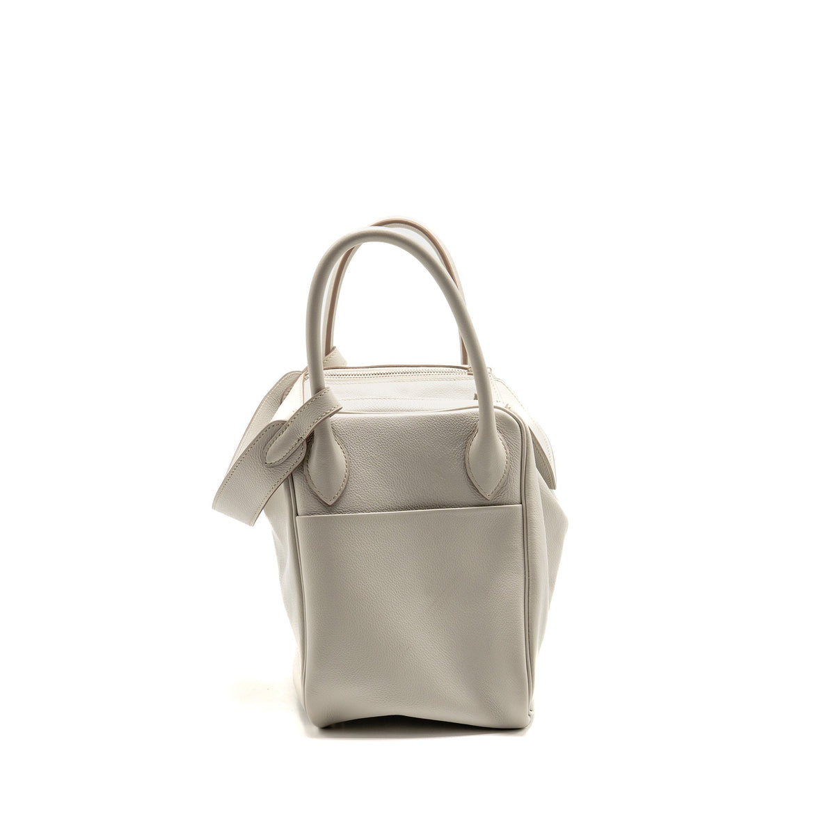Hermes Lindy 30 Evercolor Gris Pearl SHW