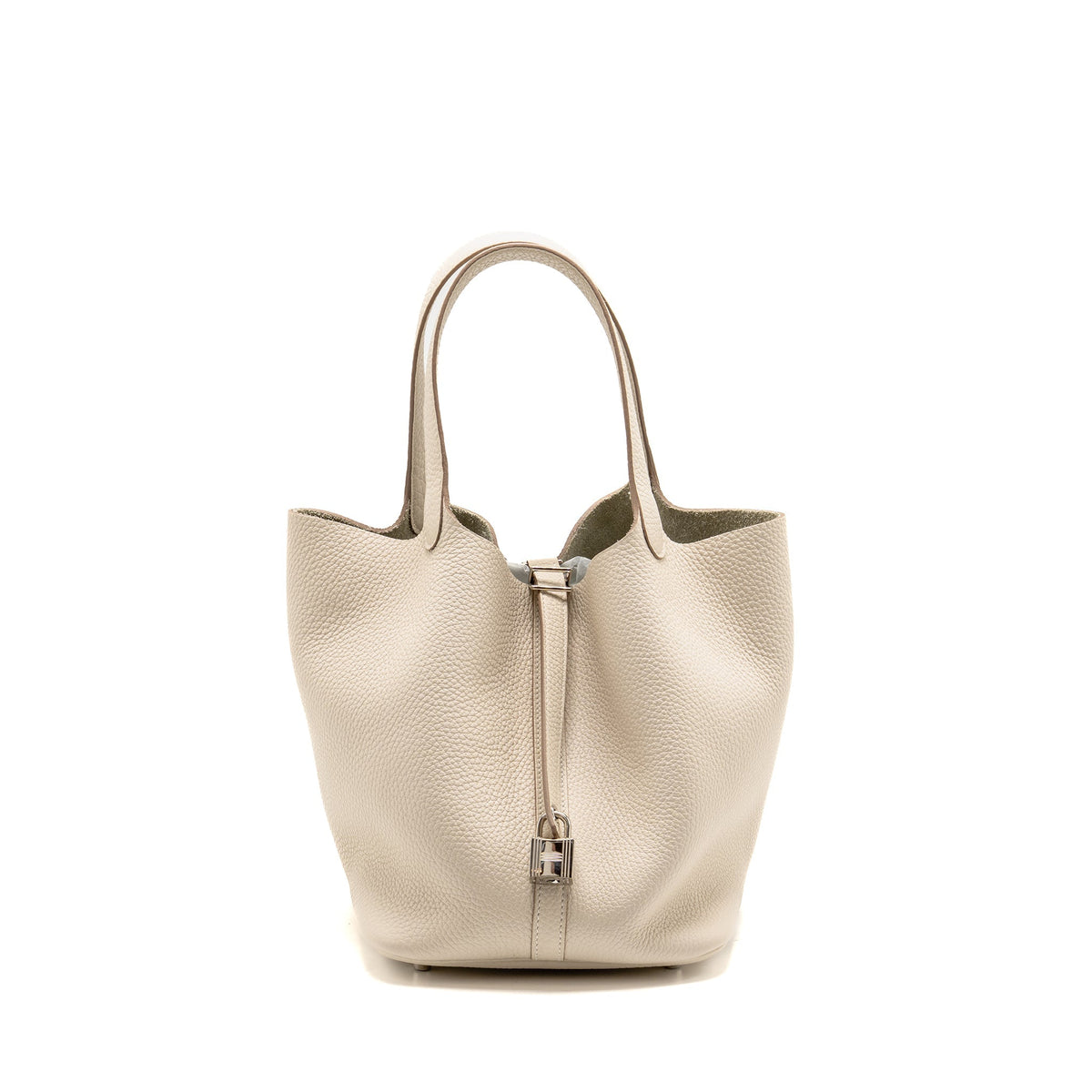 Hermes Picotin 22 clemence craie SHW