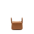 Hermes mini lindy II clemence gold SHW