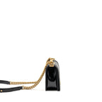 Chanel square boy bag calfskin black GHW (microchip)