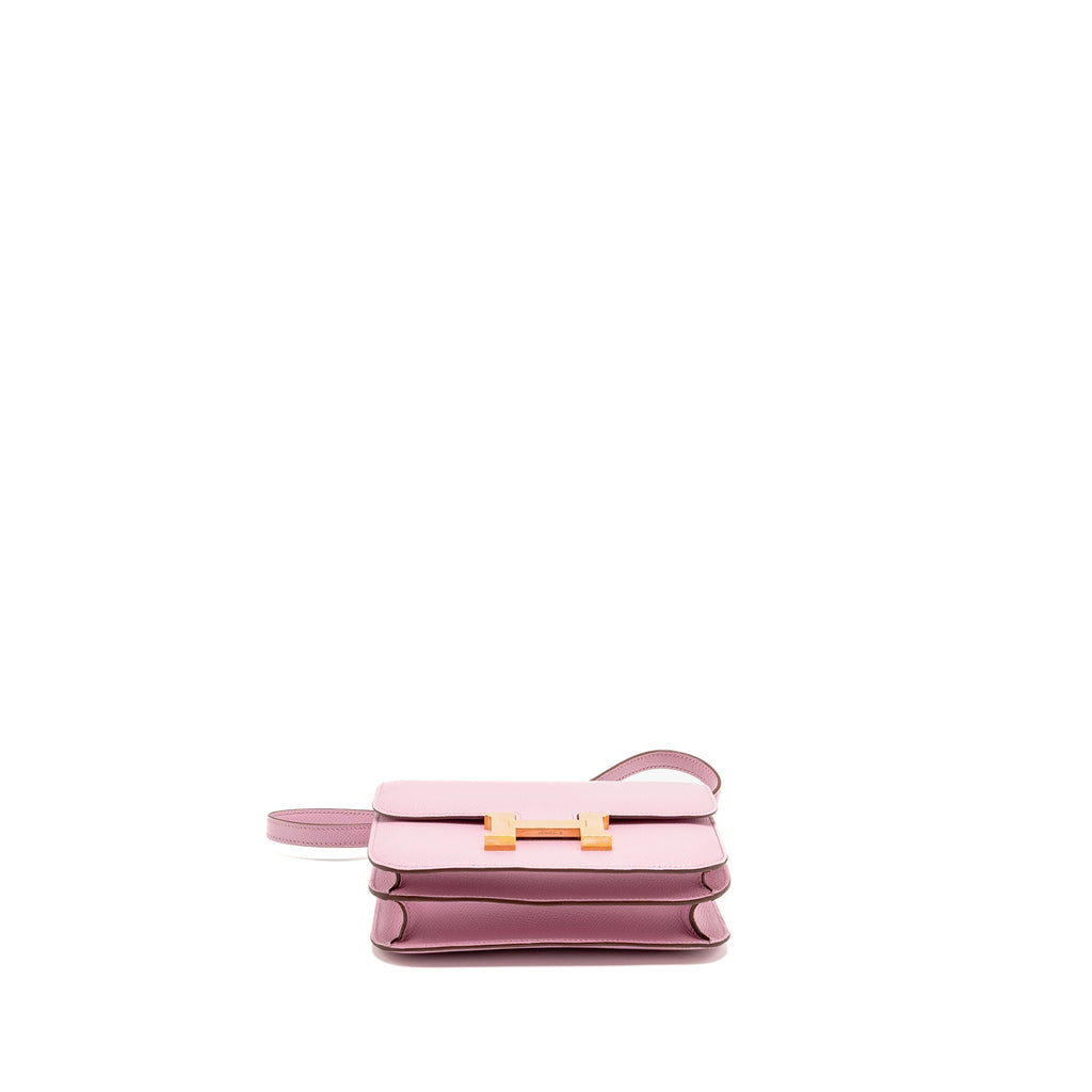 Hermes Mini Constance Epsom X9 Mauve Sylvestre RGHW