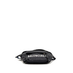 Balenciaga Wheel Belt Bag Nylon Black/Navy SHW