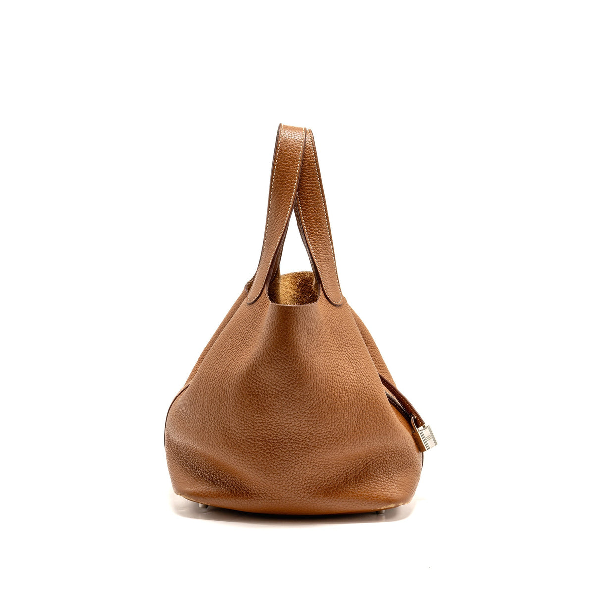 Hermes Picotin 22 Lock Bag Clemence Gold SHW