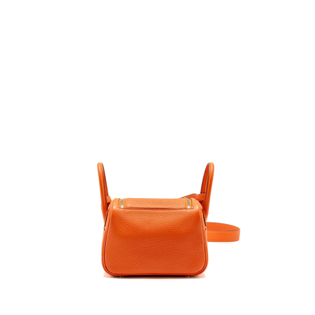 Hermes Mini Lindy Clemence 9J Feu SHW