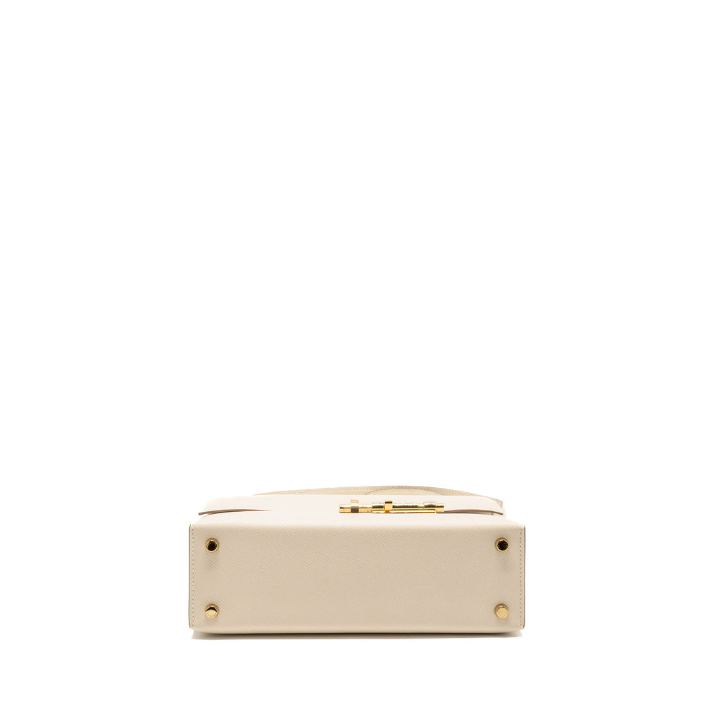 Hermes Verrou 23 Epsom Craie LGHW