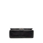 CHANEL JUMBO CLASSIC DOUBLE FLAP BAG LAMBSKIN BLACK SHW